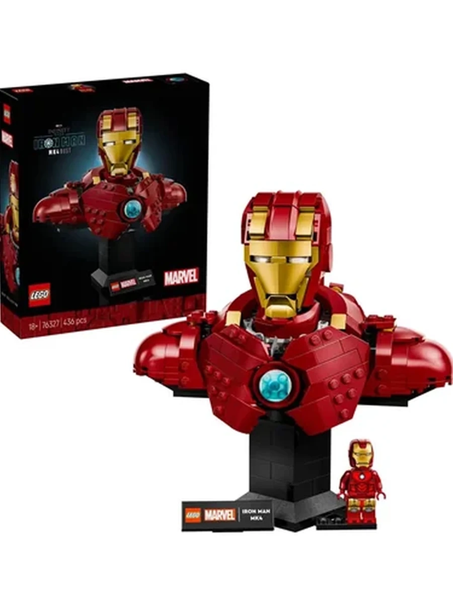 LEGO 76327 Super Heroes Marvel Бюст Железного Человека MK4