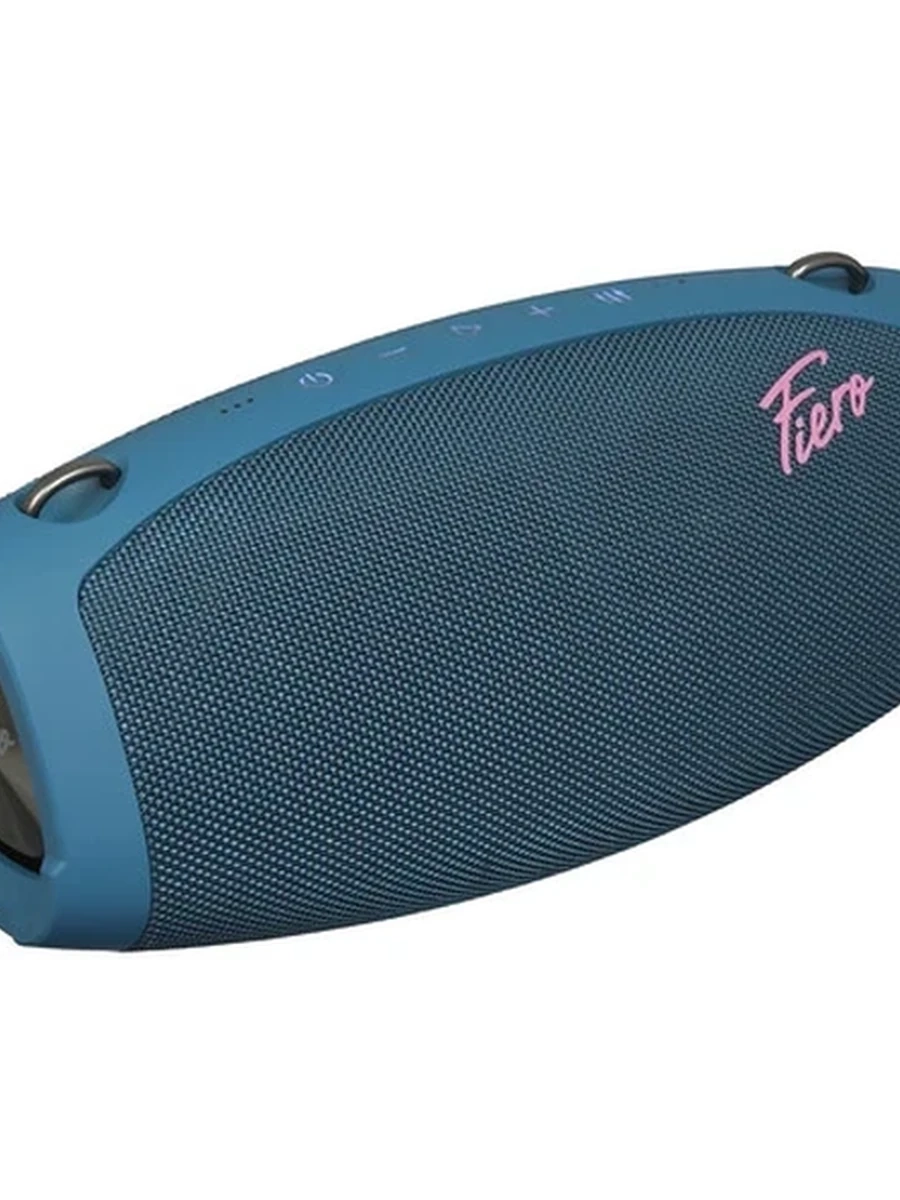 Колонка портативная Fiero Lure Media FRPS-530 [RMS 60Вт, Bluetooth 5.3, AUX, USB, Type-C, IPX6, 7.2В 7650мАч, до 14 часов, Синий+Розовый]