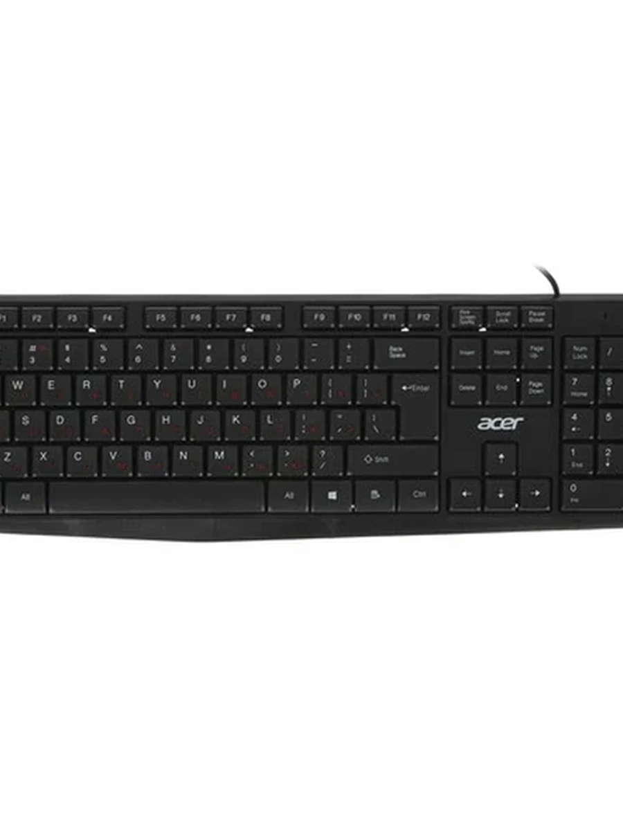 Клавиатура проводная Acer OKW121 черная