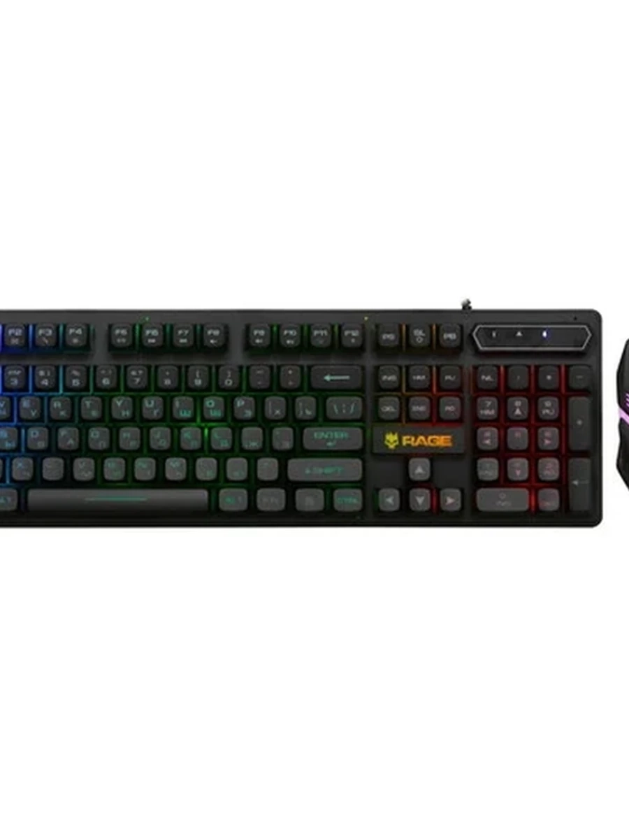 Клавиатура+мышь проводная Aceline GS Rage 200 Black USB (DP-HO-R200-Combo)