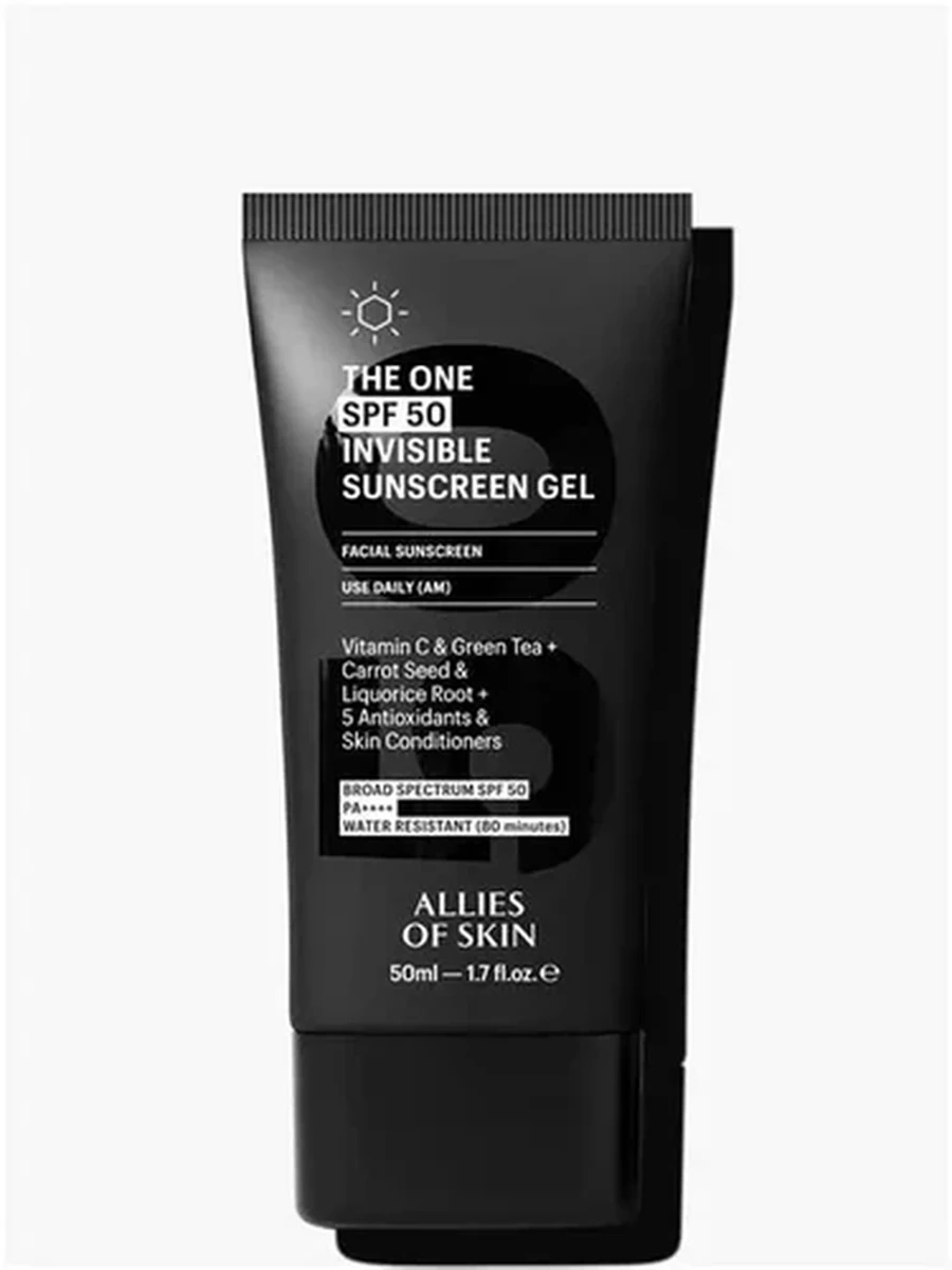 The one spf 50 invisible sunscreen gel