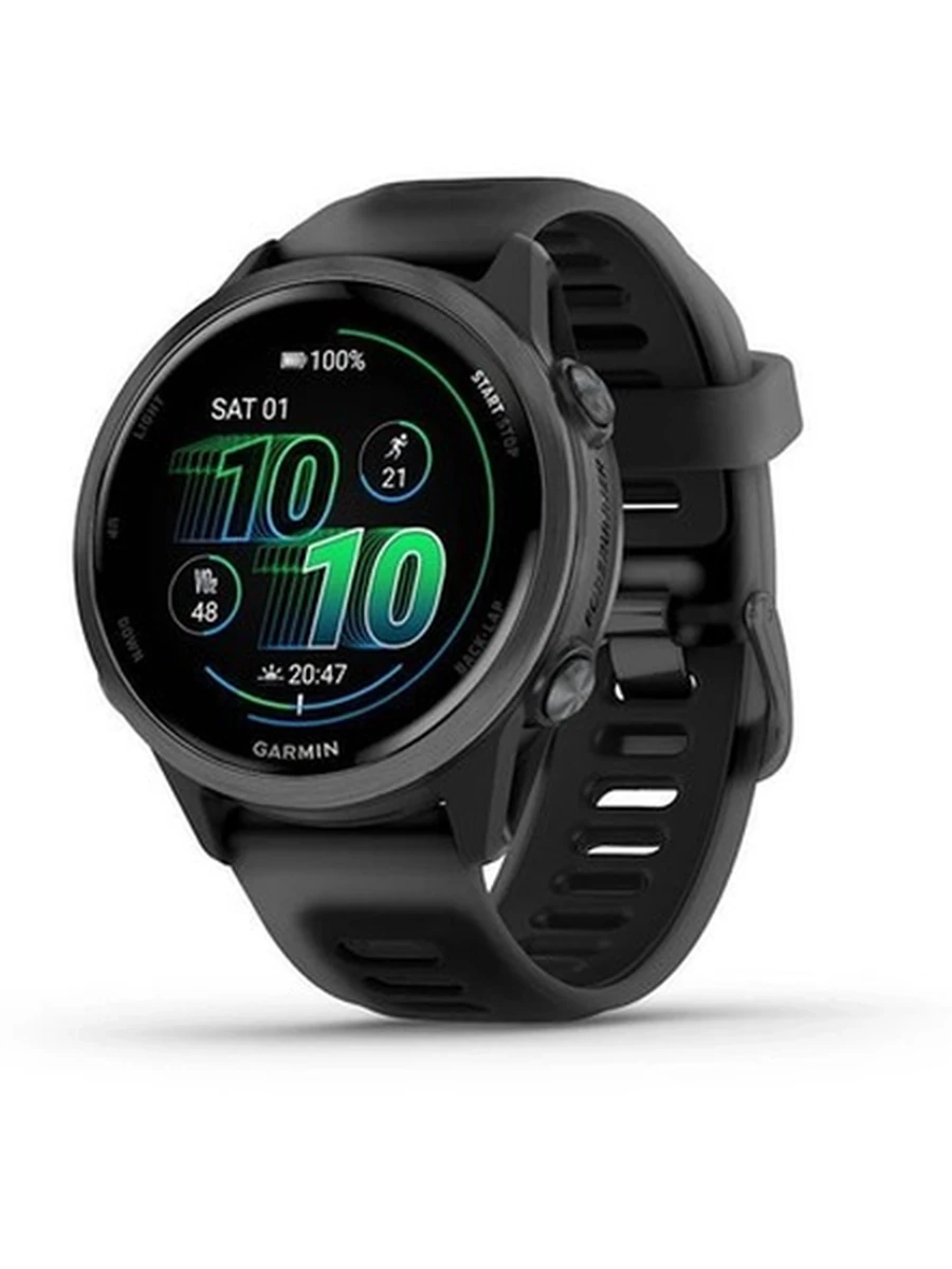 Garmin Forerunner 570 - 42 mm Slate Gray Aluminum Translucent Black / Black