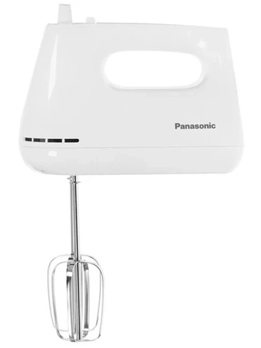 Миксер Panasonic MK-GH3WTQ [175 Вт, ручной, скоростей - 5, корпус - пластик, насадок - 4 шт, белый]