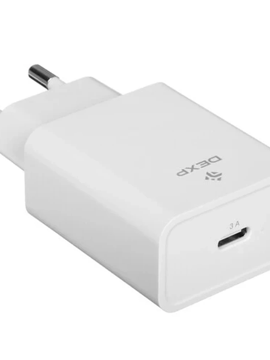 СЗУ DEXP IET25CD с наклейкой  [20W,1xUSB-C, PD, белый]