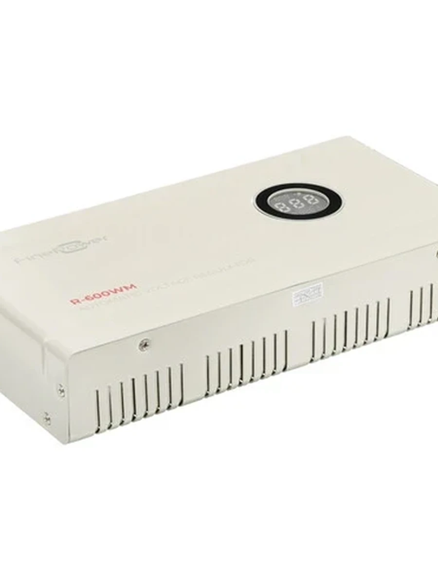 Стабилизатор напряжения FinePower R-600WM [ 140 В - 260 В, 1000 ВА, 0.6 кВт, 50 Гц, розеток - 1]
