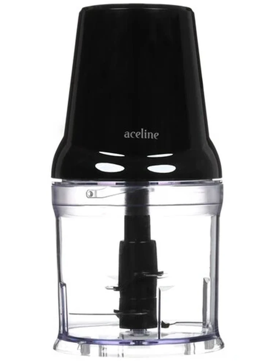 Измельчитель Aceline CPD-400 черный[400Вт, 500 мл,скоростей-1шт, пластиковая чаша, двойные лезвия]