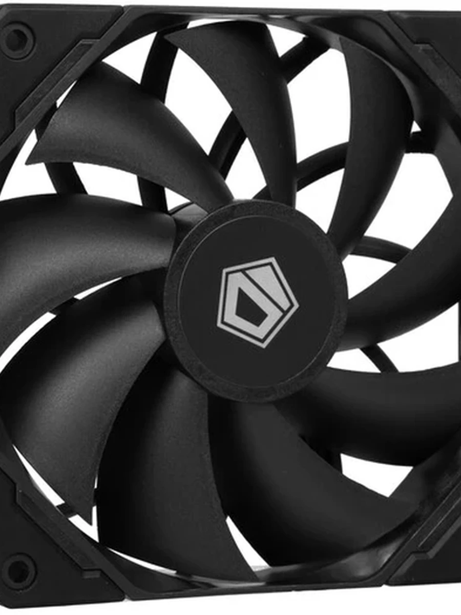 Вентилятор ID-Cooling [TF-12025-PRO-BLACK] (120x120x25 мм, 700-1800 об/мин, 74.5CFM, 18-35.2дб)