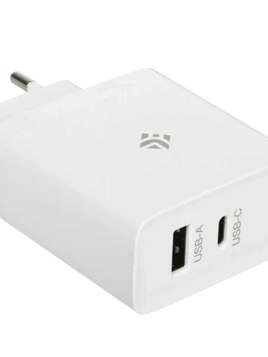 СЗУ DEXP GaN CW65AC-1 [65W, USB-A+USB-C, QC 2.0, 3.0, 4.0+, PD 2.0, 3.0, SCP, FCP, белый]