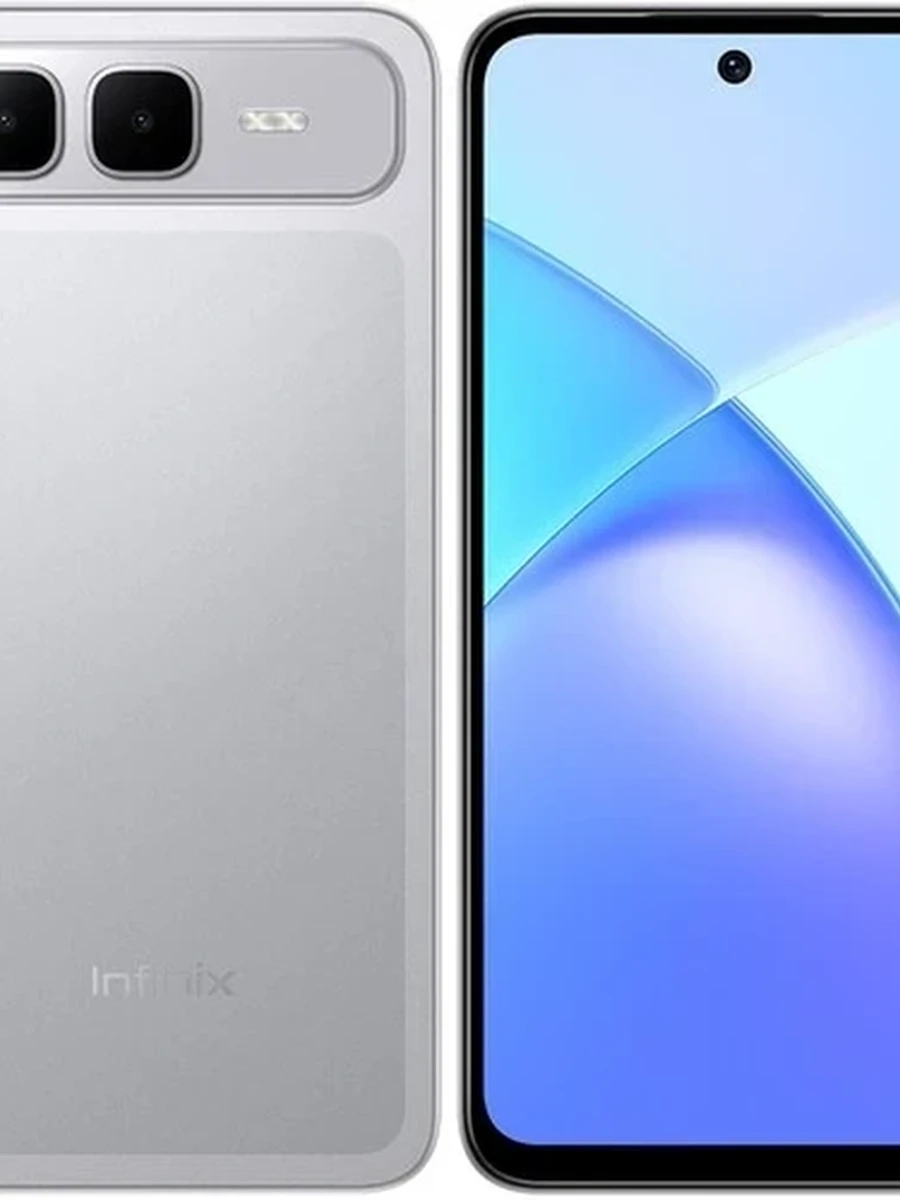 Смартфон INFINIX SMART 10 Plus 8/128 [6.67"/4G/4.5G/NFC/Cam8Mpx/6000mAh/TITANIUM SILVER]