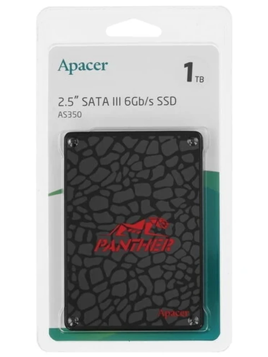 Твердотельный накопитель SSD 2.5" SATA-3 1Tb Apacer AS350 [AP1TBAS350-1] TLC (R560/W540MB/s)