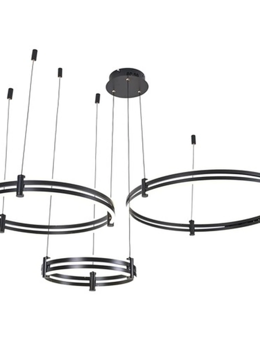 Подвесной светильник Zortes DUBLE-R ZRS.27510.03, Мощность - 228Вт, Тип лампы: LED, В -1500мм/350мм / Ш - Ø400мм+600мм+800мм