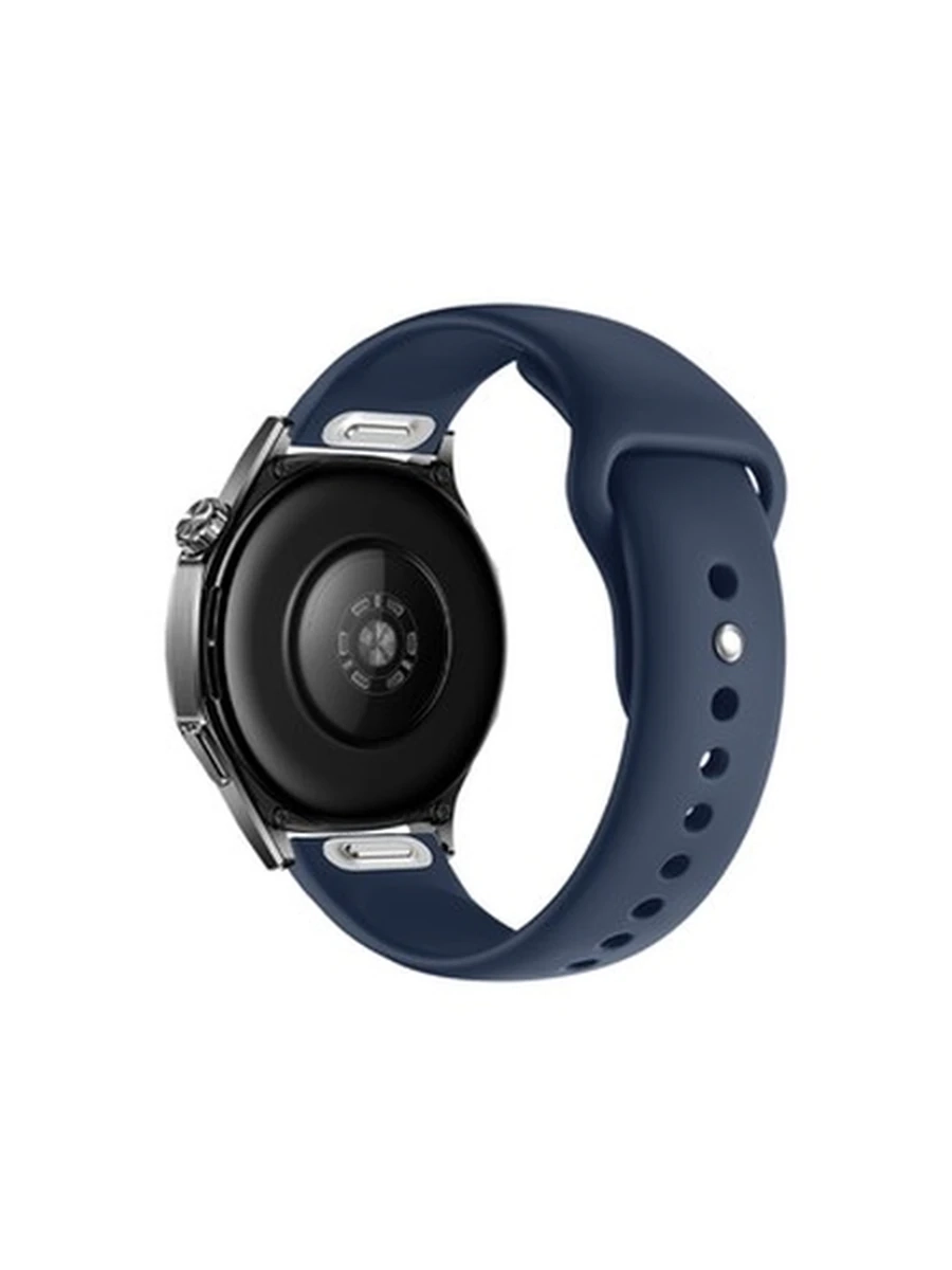 Ремешки HOCO WH22 Flexible series push-type silicone strap(22mm) deep sea blue