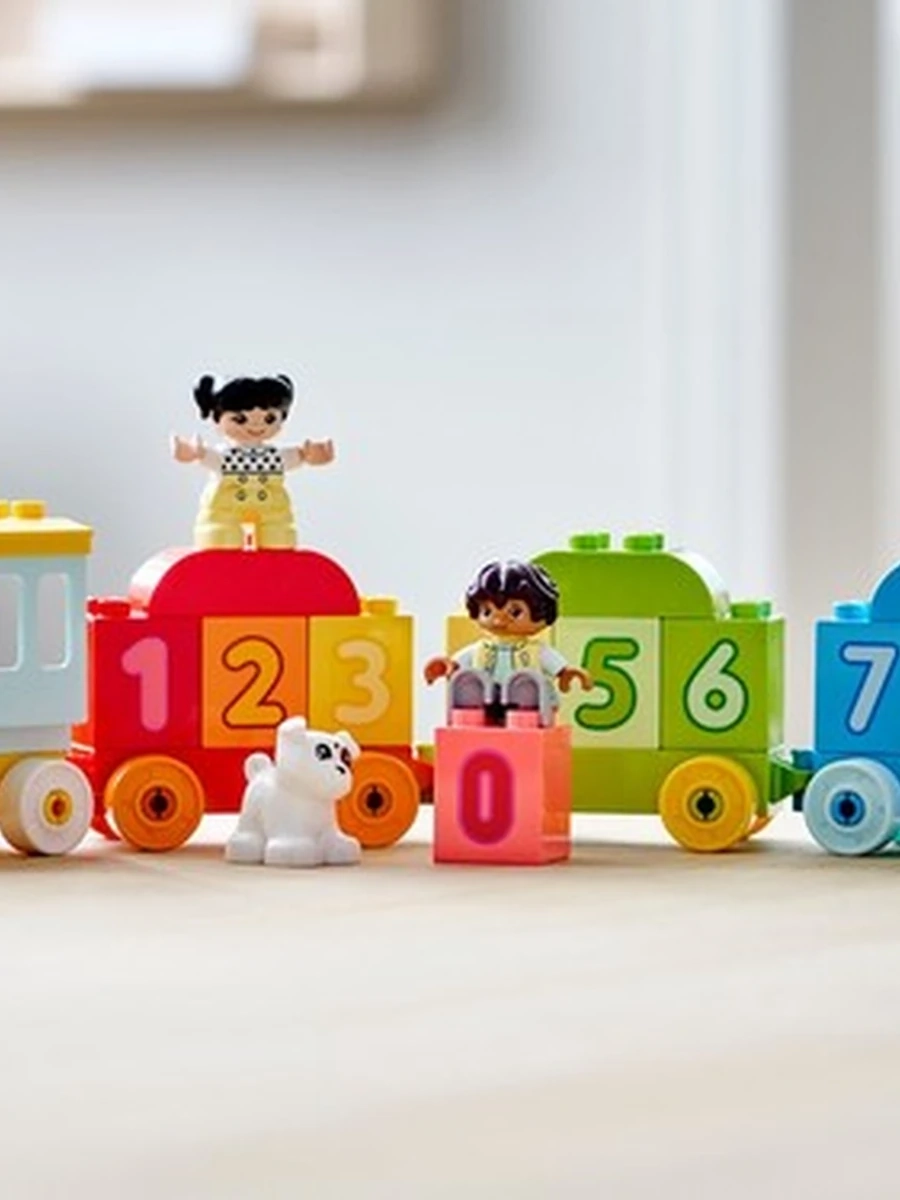 Lego 10954 Дупло Поезд с цифрами — учимся считать