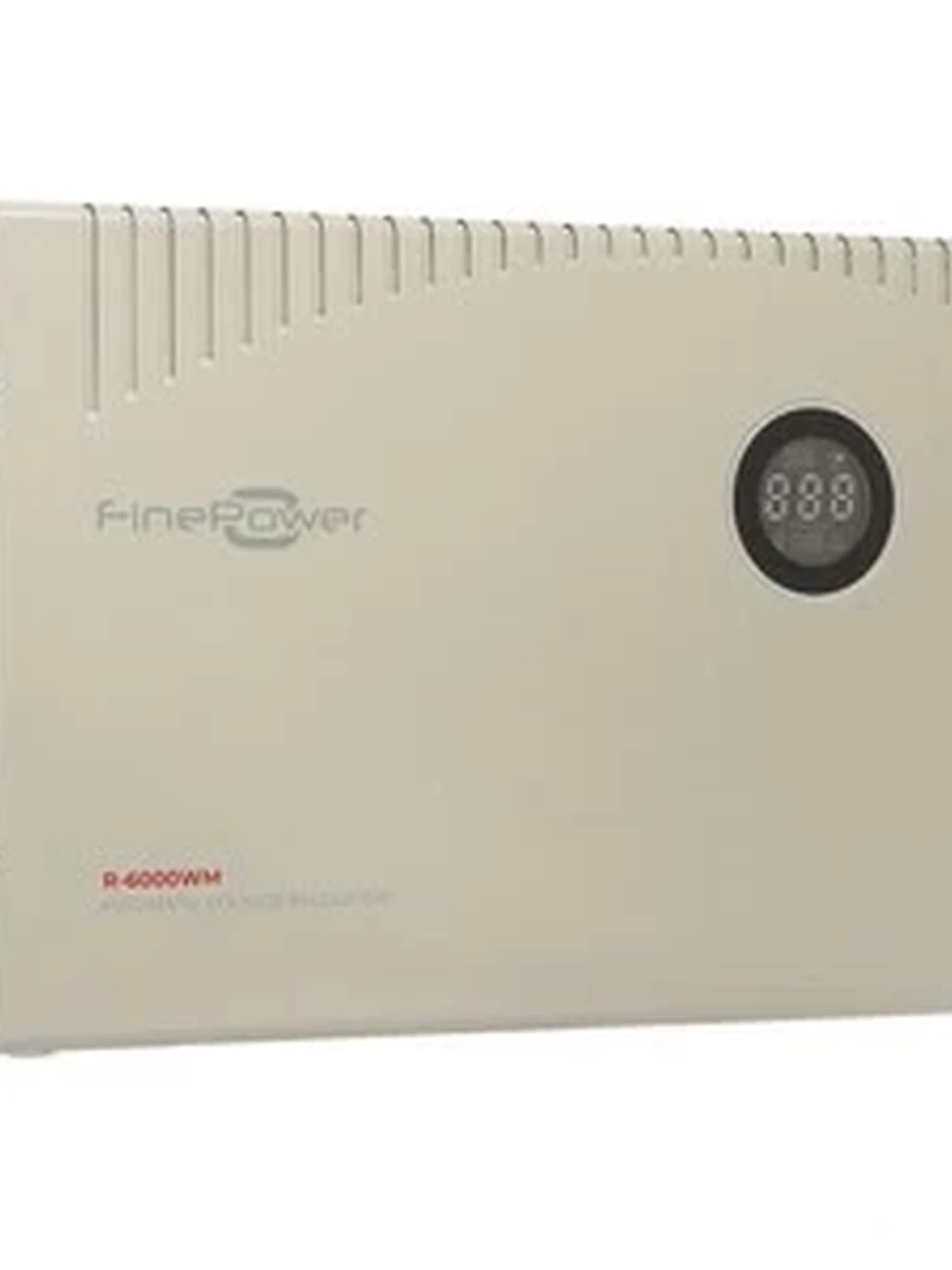 Стабилизатор напряжения FinePower R-6000WM [ 140 В - 260 В, 10000 ВА, 6 кВт, 45-65 Гц ]