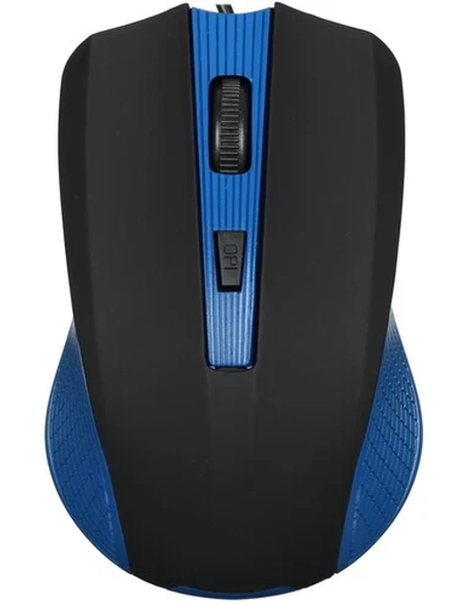 Мышь проводная Aceline CM-904BU Blue/Black USB