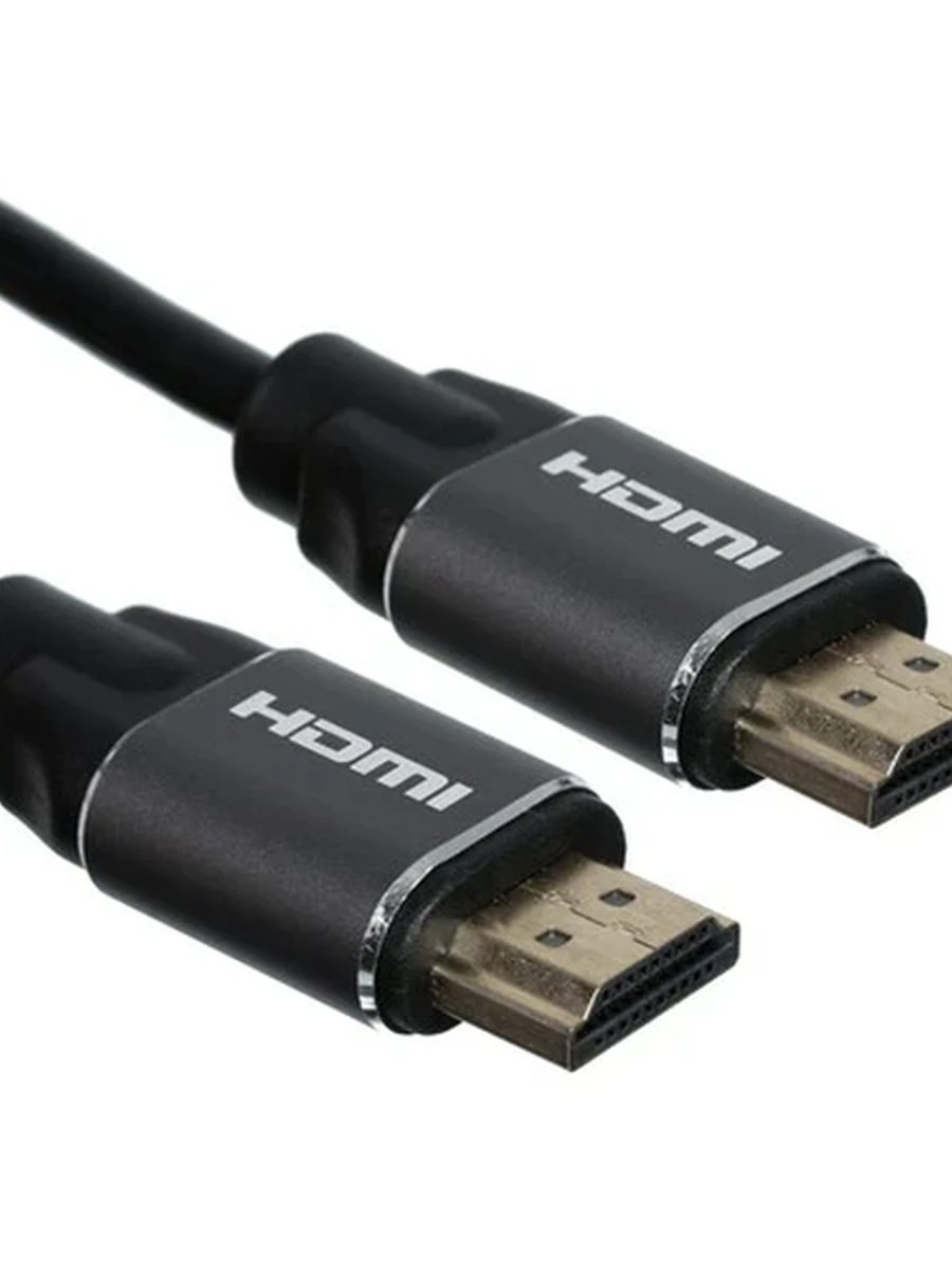 Кабель HDMI-HDMI DEXP 1м D-HD10 [v1.4, коннектор металл, оболочка PVC, черный, двунаправленный]