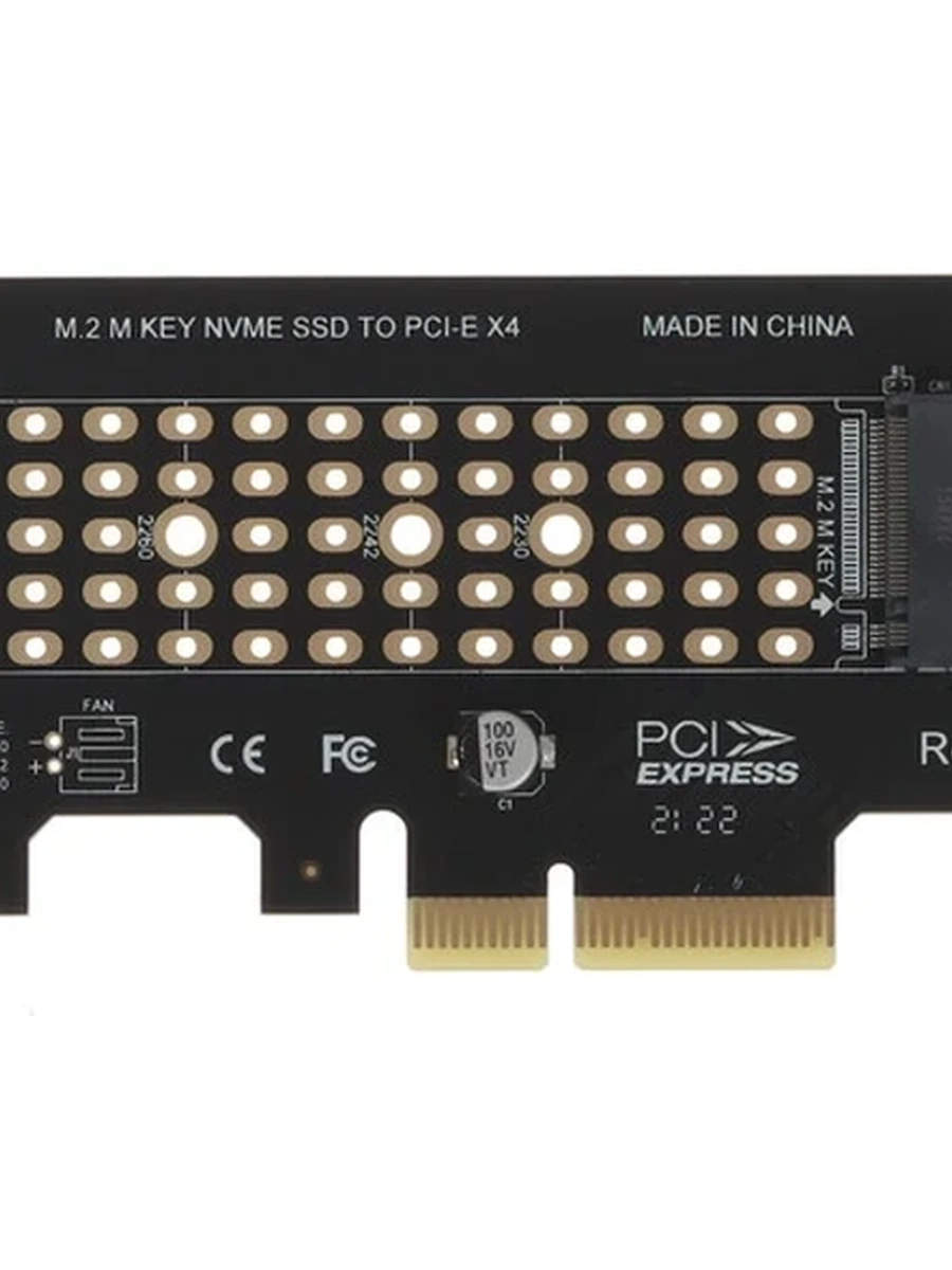 Переходник Dexp [ZGH-PH41] PCIeX4 to NVME M.2 M-Key