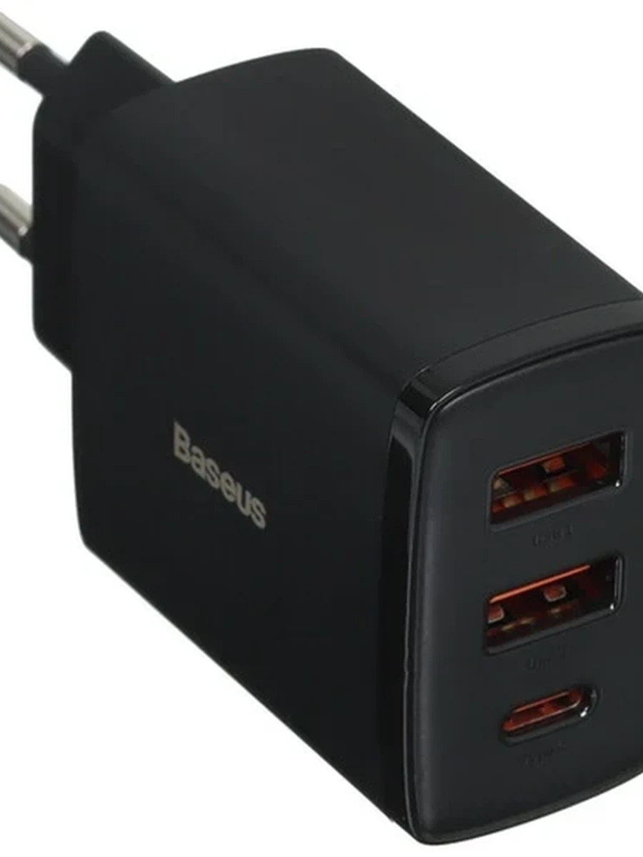 СЗУ Baseus Compact Quick Charger 2U+C 30Вт Black (CCXJ-E01)