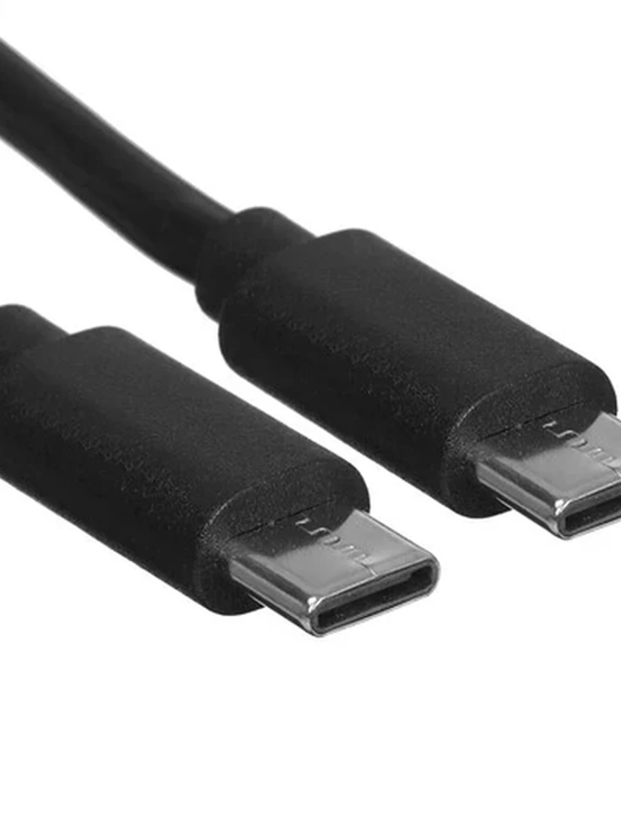 Кабель USB-C - USB-C Aceline (2м, 60W, 3А, Круглый, PVC оболочка, PVC коннекторы, Черный, обычный)[ADCC3AOPP20RBGB]