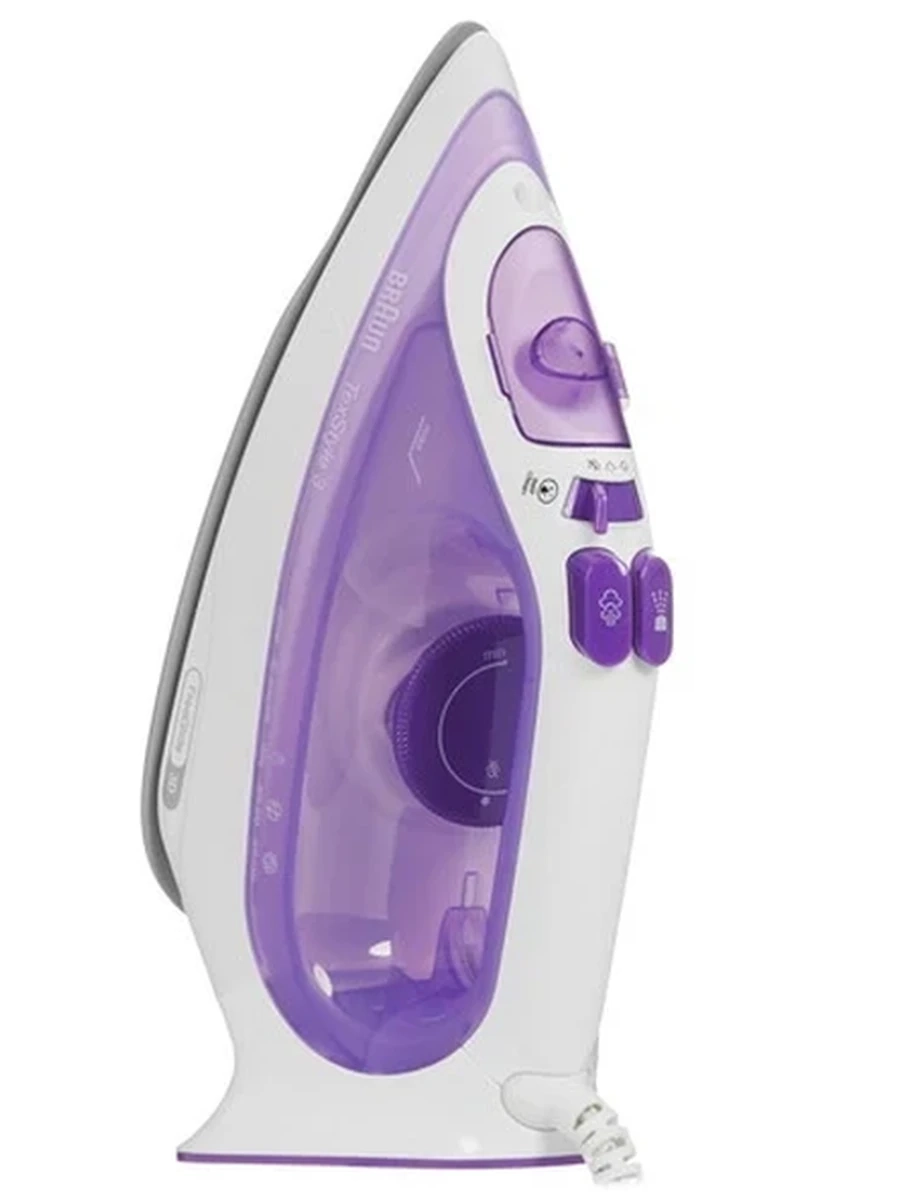 Утюг Braun Texstyle 3 SI3042 VI [2350 Вт, подошва - керамика, пар: 45 г/мин, пар.удар: 160 г/мин, 270 мл, 2 м, фиолетовый]*