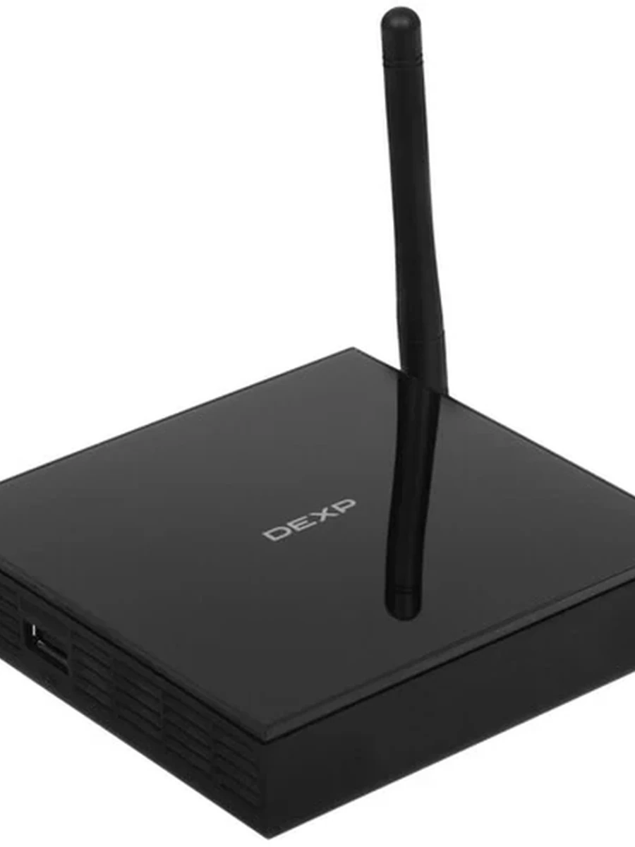 Медиаплеер стационарный DEXP DZ-432 [без HDD, 2160р 4К UHD, Allwinner H618, WIFI, Bluetooth 5.0, Android 12, Ethernet, USB, HDMI, черный]