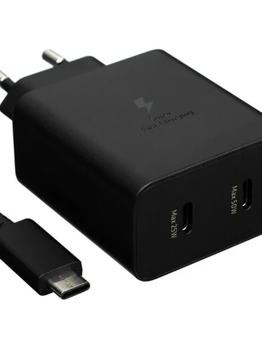 СЗУ Samsung EP-5020 2UCB-C 50Вт черный