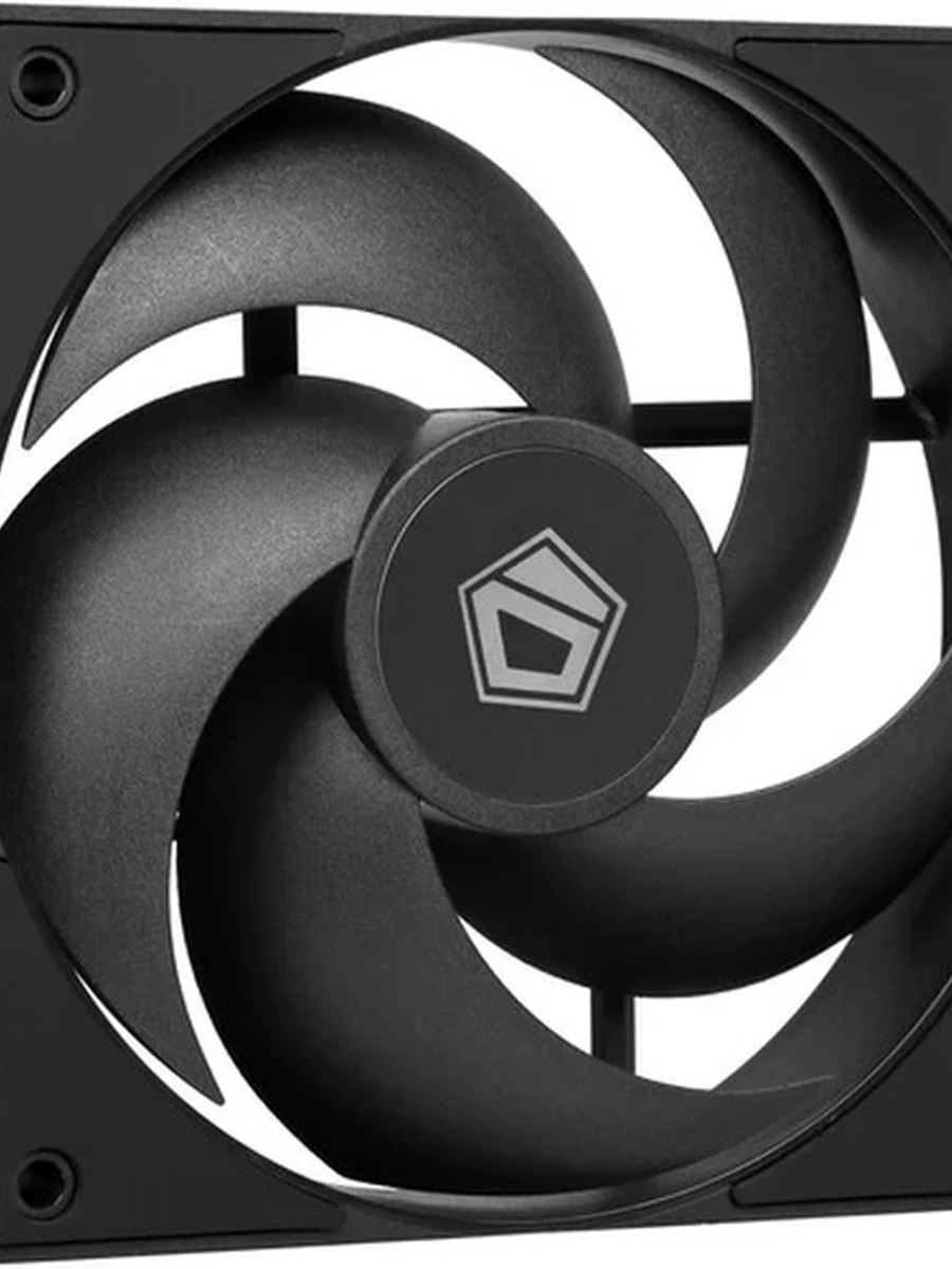Вентилятор ID-Cooling AS-120-K (120×120×25mm, 300±200~2000±10%RPM, 58CFM, 27.2dB, 4-pin PWM)