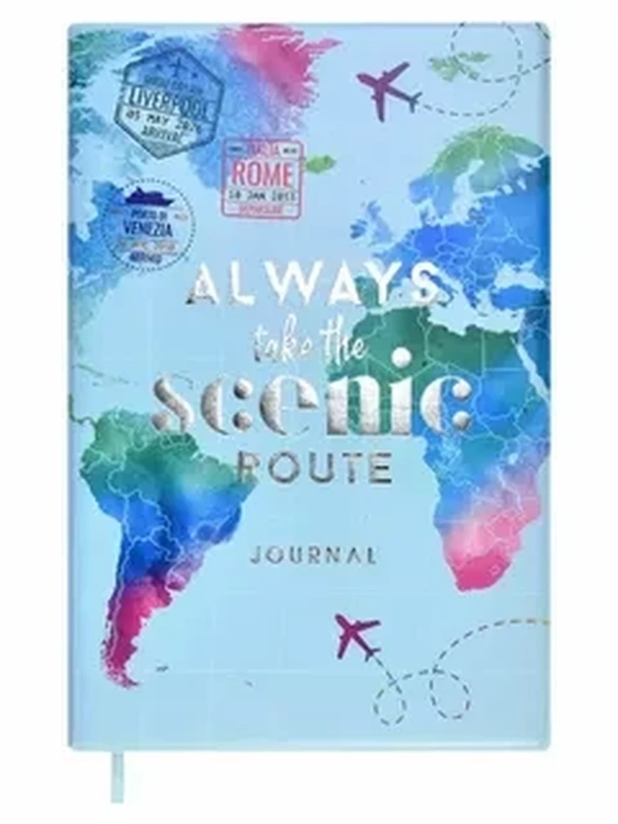 Записная книжка ESCALADA, А6,96 л.,40 ПУТЕШЕСТВИЕ ПВХ