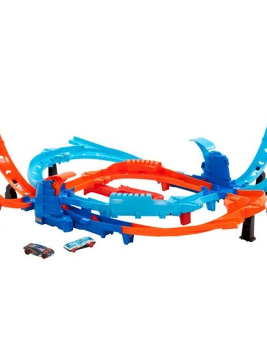 Игрушечный набор Hot Wheels Ultra Hots для гонок Face-Off с 2 машинками HXR71