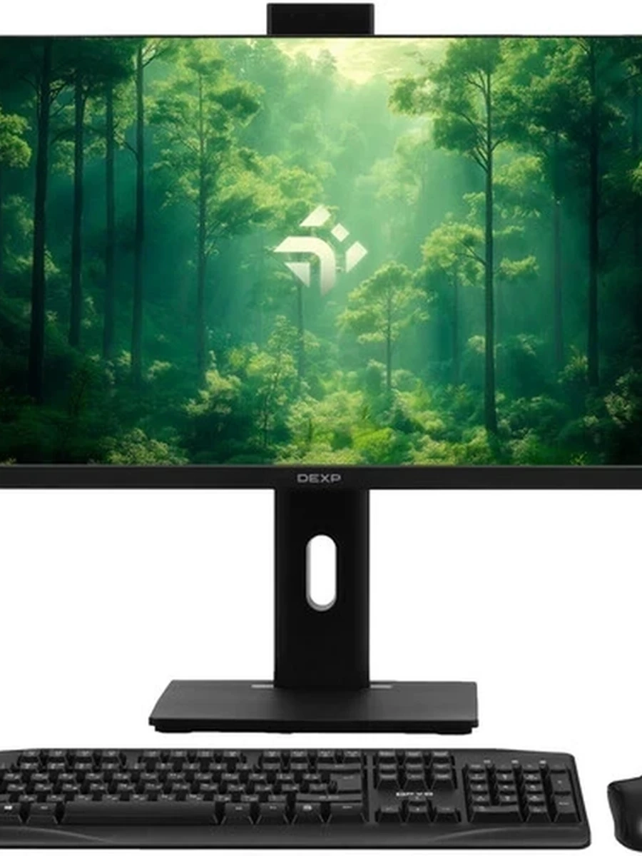 23.8" Моноблок DEXP Jupiter JU31HE [Ryzen 7-5825U, 16ГБ RAM DDR4, 512ГБ SSD M2 PCI-E, черный]