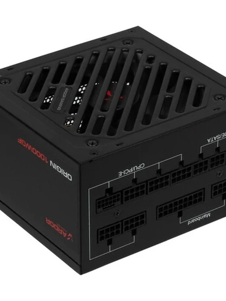 Блок питания системного блока ARDOR GAMING ORIGIN 1000WGF [1000W/ATX 3/80+ Gold/APFC/Full modular  Black]