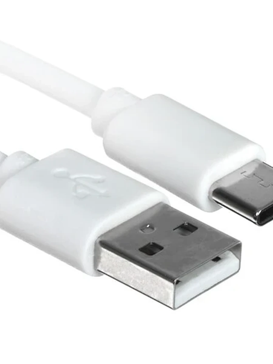 Кабель USB-C - USB 2.0 Aceline ( 1,5м, 2А, Круглый, PVC оболочка, PVC коннектора, Белый)[FDC2A0PP15RWHC]