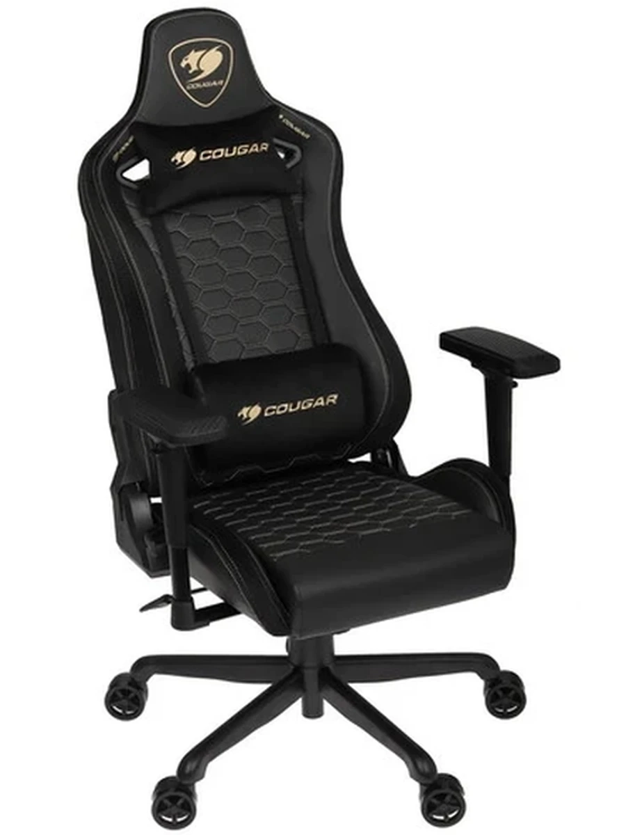 Кресло игровое Cougar OUTRIDER S Royal черный крестовина сталь [эко-кожа, до 120 кг.]