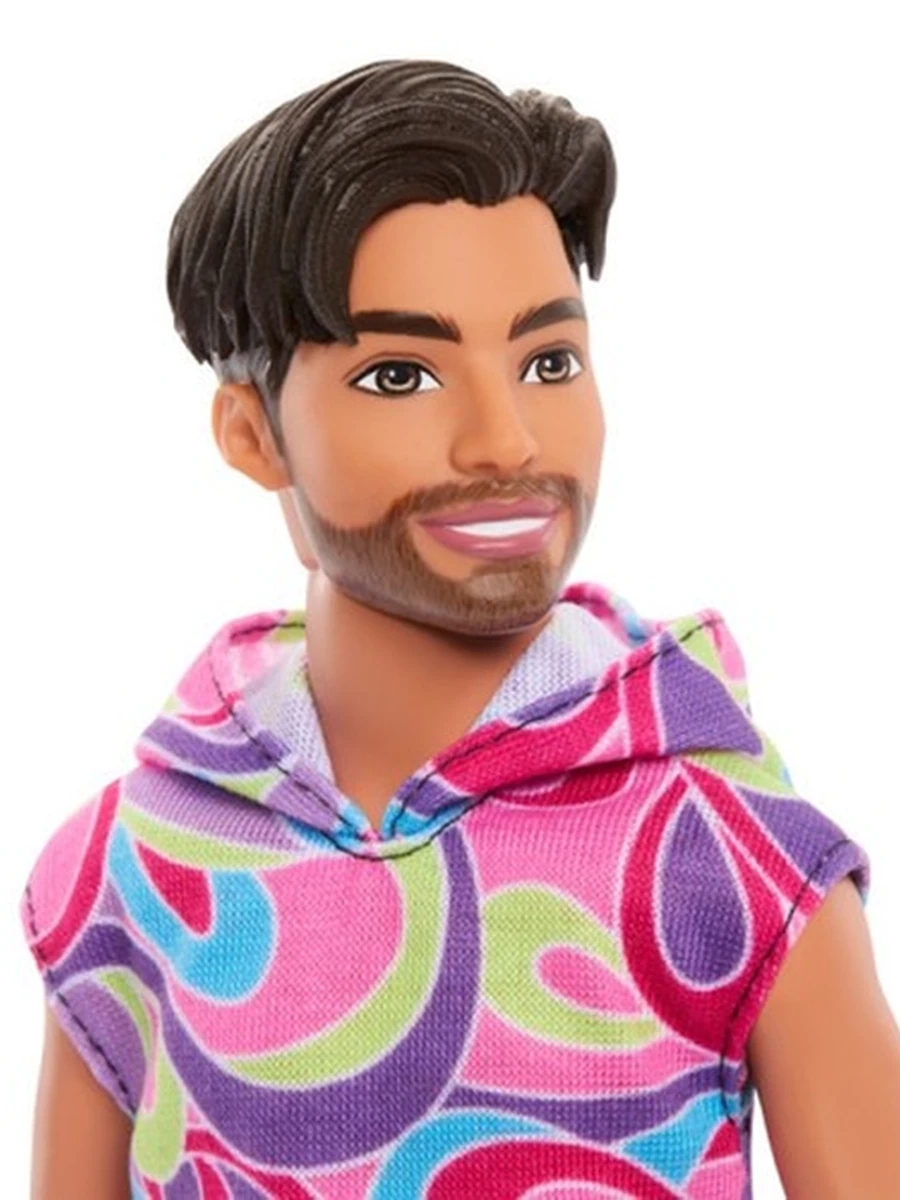 Кукла Barbie Кен Модник в винтажном худи с коротким рукавом DWK44/HRH26