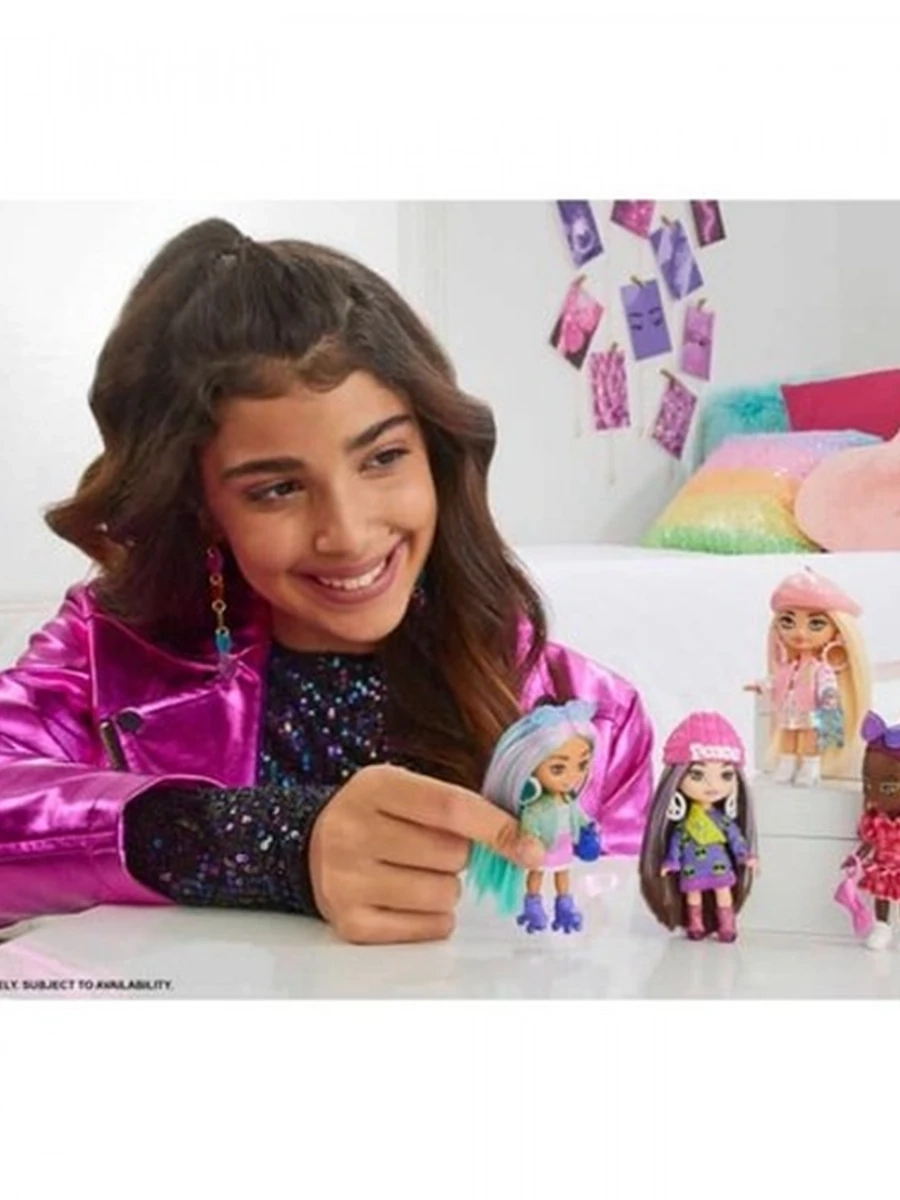 Кукла Barbie & Ken Extra mini minis HLN46 Mattel
