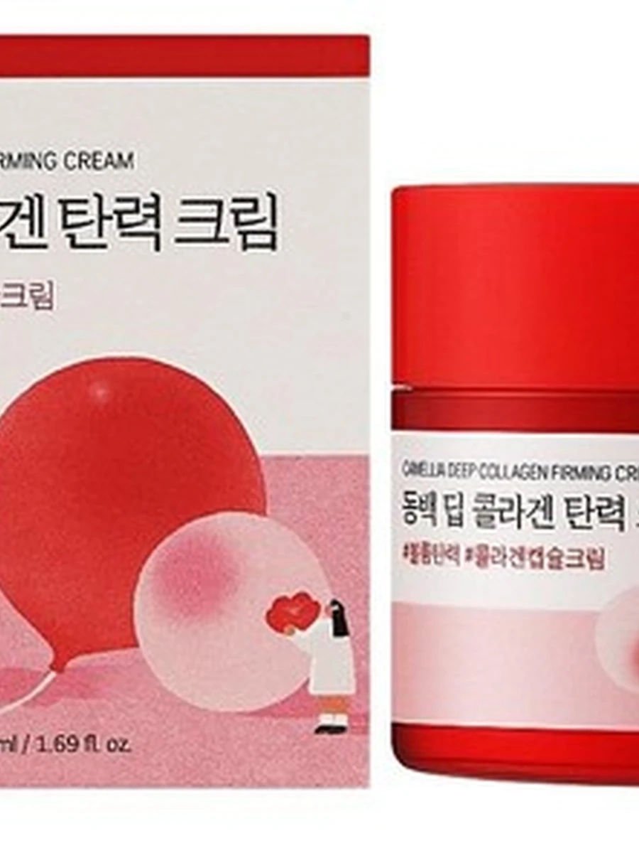 КРЕМ ДЛЯ ЛИЦА CAMELLIA DEEP COLLAGEN FIRMING CREAM 50ML (ROUND LAB)