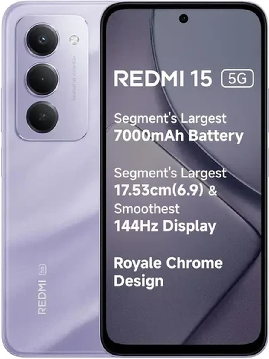 Xiaomi Redmi 15 6/128Gb фиолетовый GLOBAL