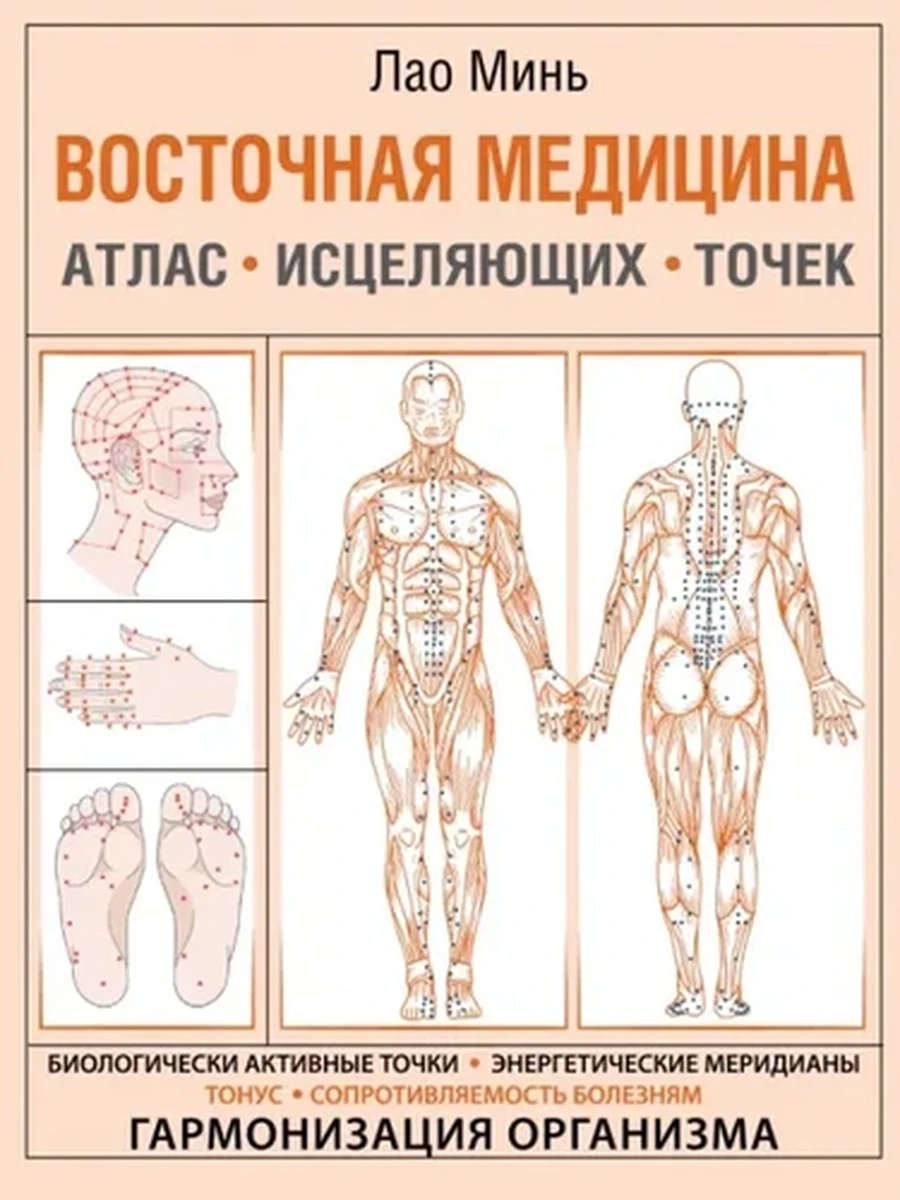 М Восточная медицина. Атлас исцеляющих точек (мягк.) /АСТ/