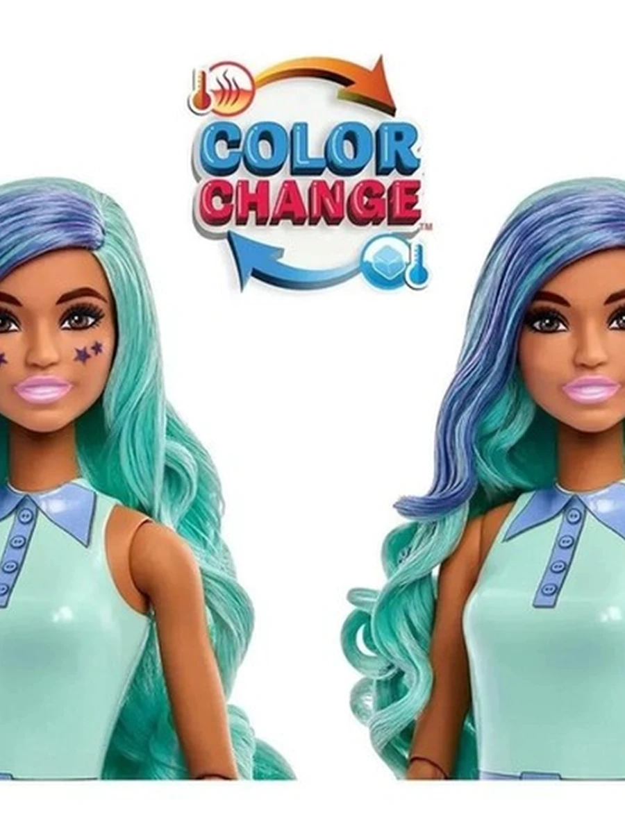 Кукла Barbie Pop Reveal Крутые Бабл-ти Зеленый чай HTJ21