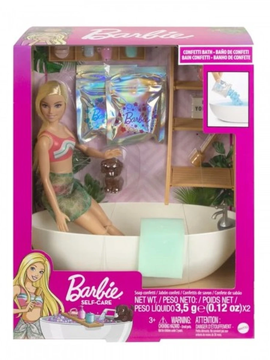 Игровой спа-набор Конфетти Barbie HKT92