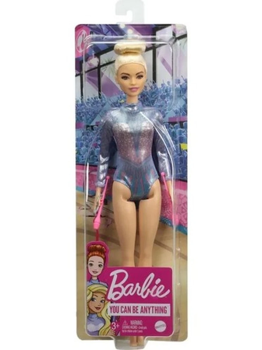 Кукла Barbie & Ken Профессии Кем быть? Гимнастка GTN65