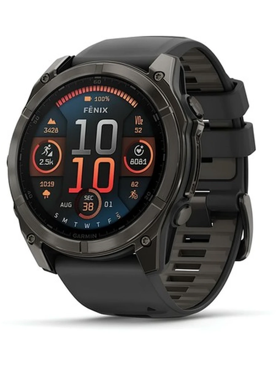 Fenix 8 51 amoled sapphire Titan Gray band