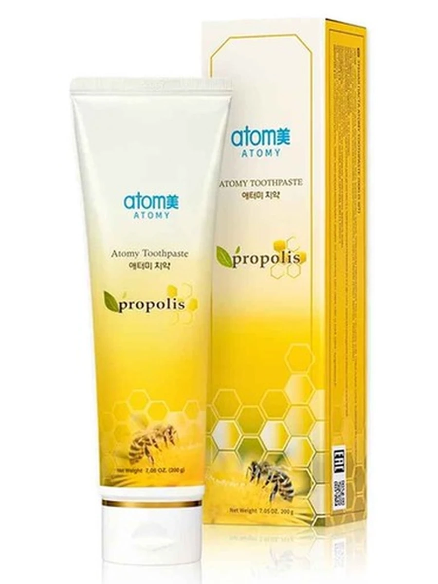 Зубная паста Atomy Propolis Toothpaste 200gr ЗП0121