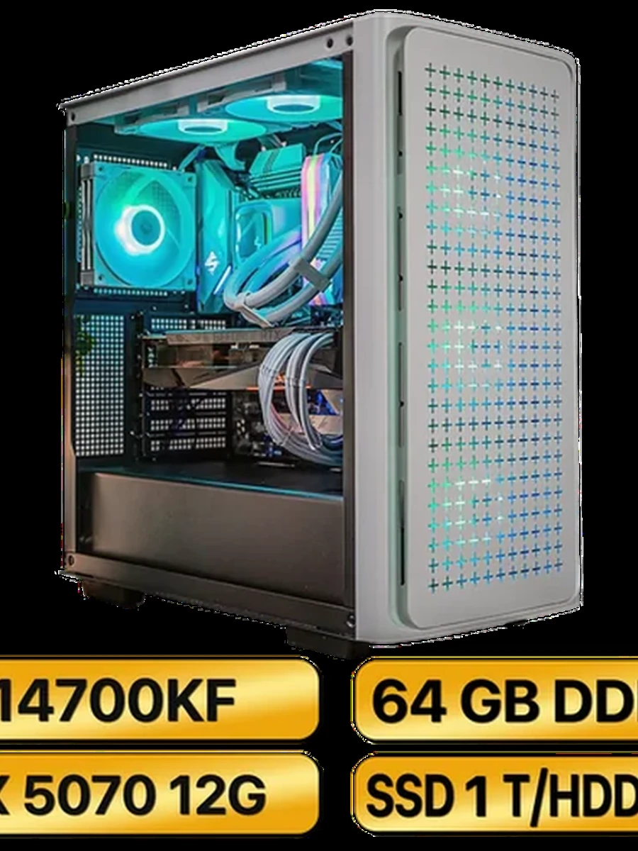 Игровой Компьютер   i7-14700KF +  RTX5070 OC (12GB)