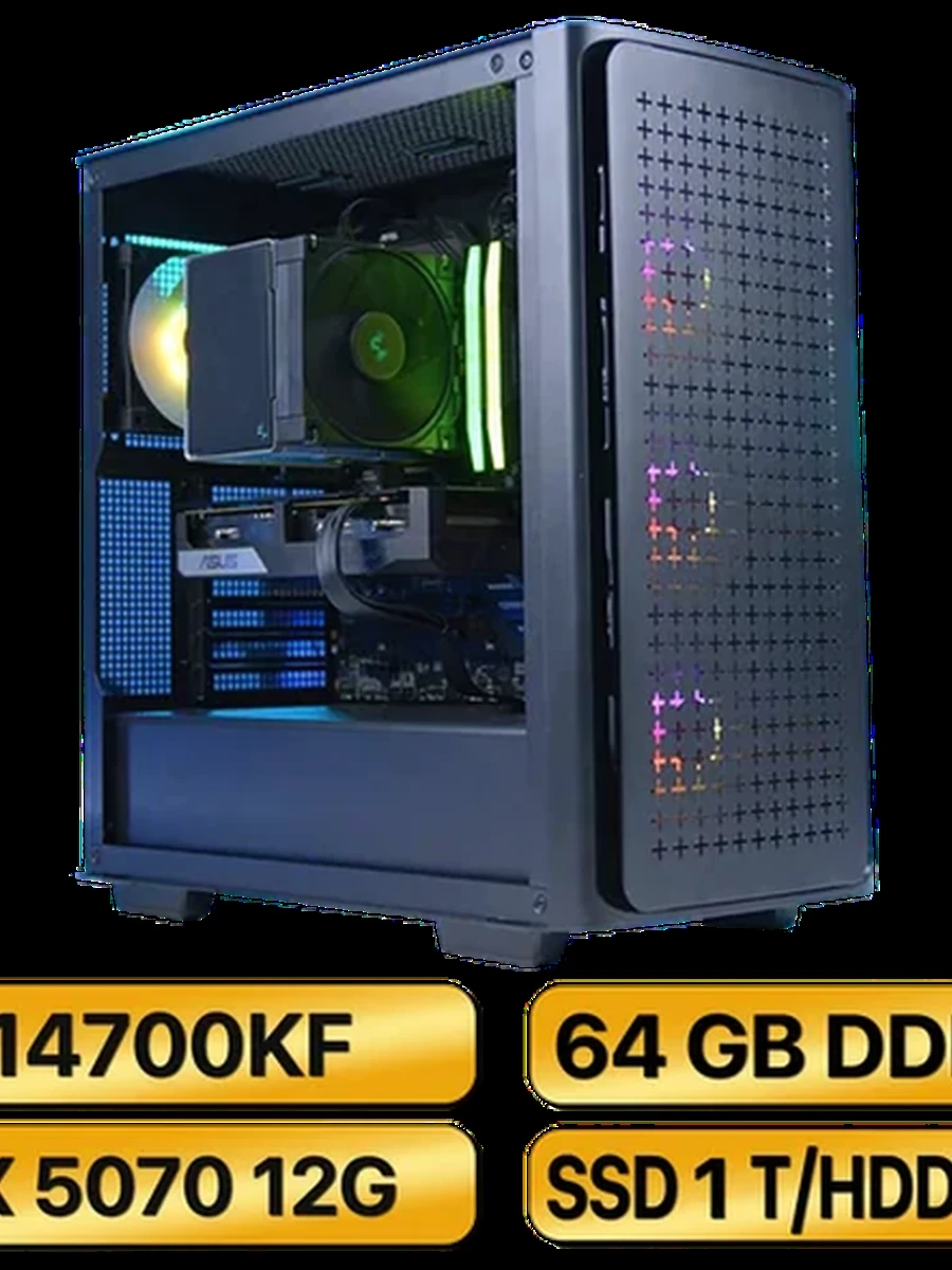 Игровой Компьютер   i7-14700KF +  RTX5070 OC (12GB)