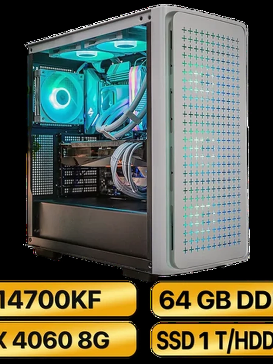 Игровой Компьютер   i7-14700KF + RTX-4060 (8GB)