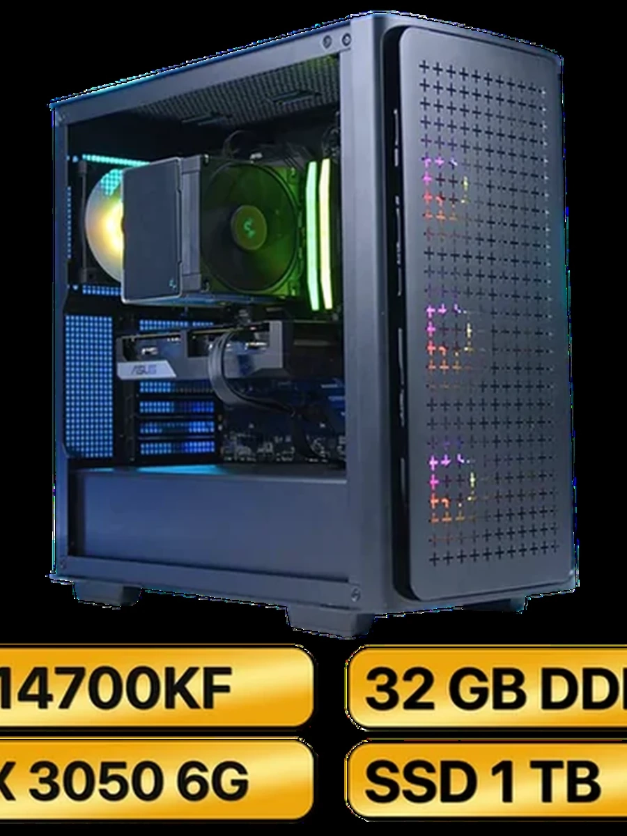 Игровой Компьютер  i7-14700KF + RTX 3050 6GB