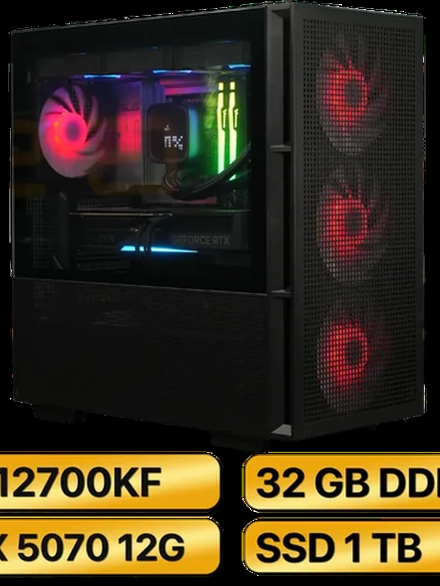 Игровой Компьютер  i7-12700KF + RTX5070 OC (12GB)