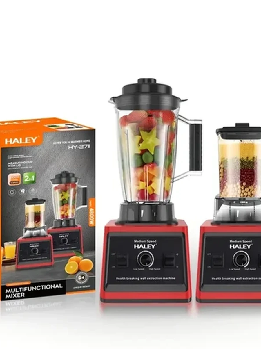 Блендер Haley HY-2711, 4800W, 3 литра, 2 в 1