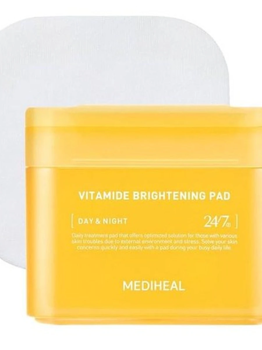 ТОНЕР-ПЭДЫ ОСВЕТЛЯЮЩИЕ VITAMIDE BRIGHTENING PAD 180ML*100EA (MEDIHEAL)
